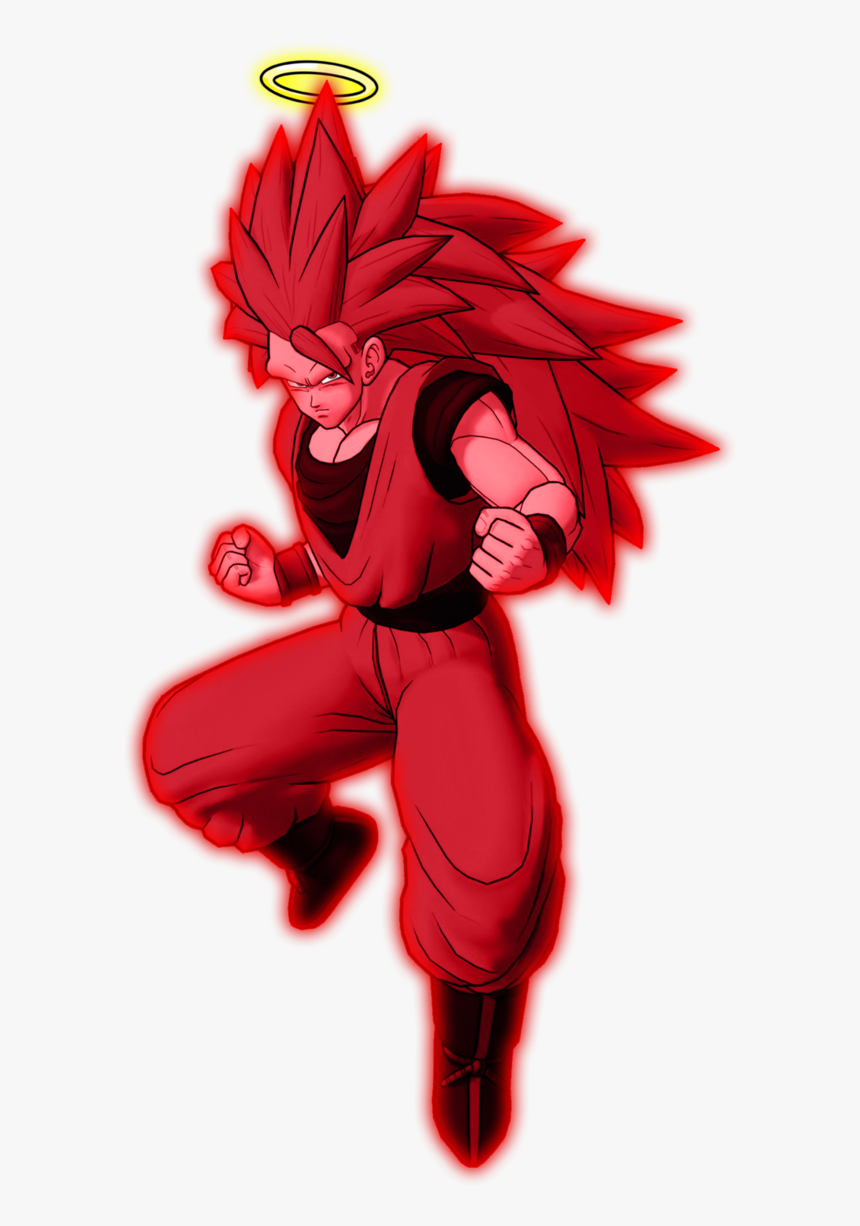 Goku Super Kaioken 3 By Db Own Universe Arts-d3jhww1 - Goku Lssj3, HD Png Download