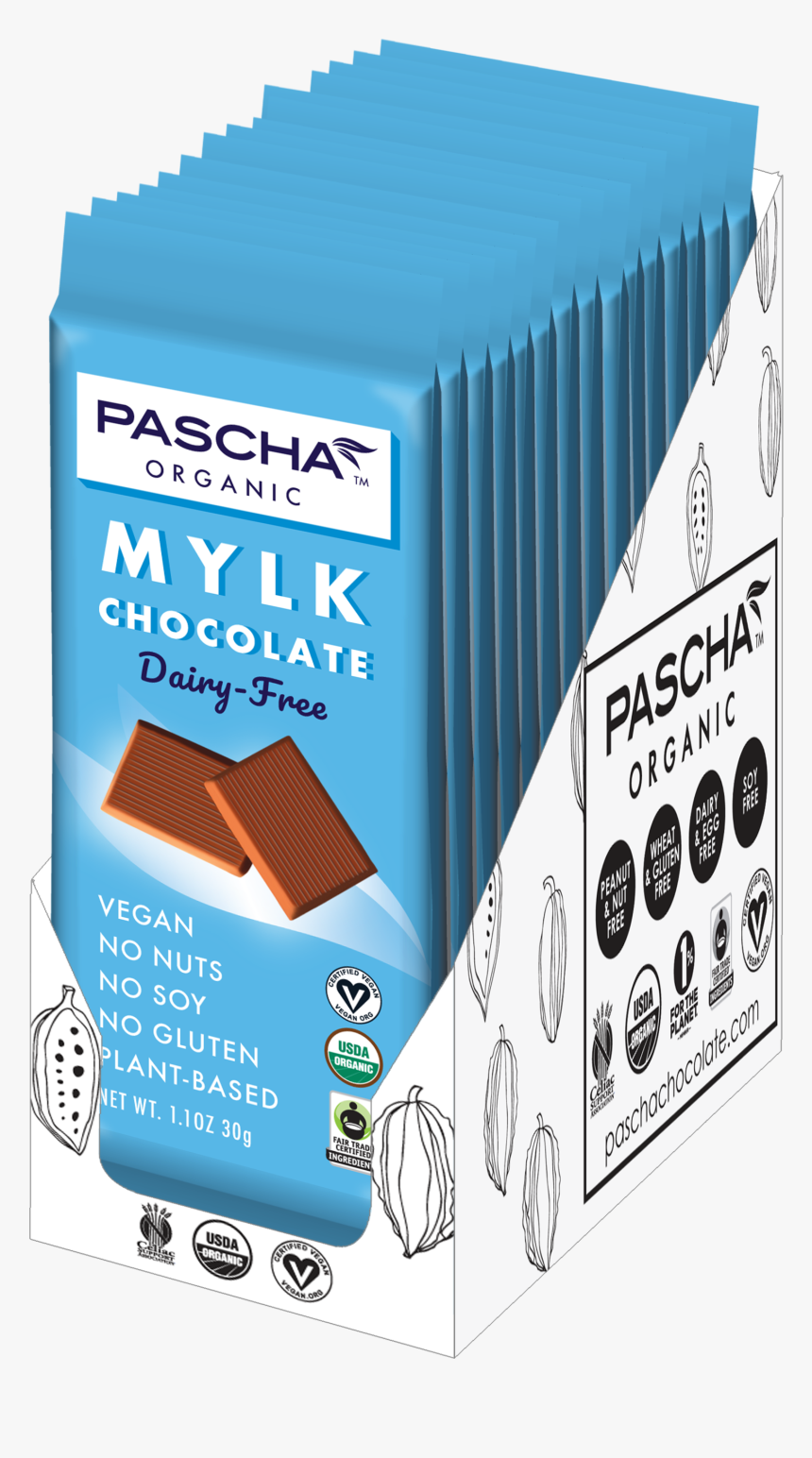 Rice Milk Chocolate - Display Case Chocolate Bar, HD Png Download