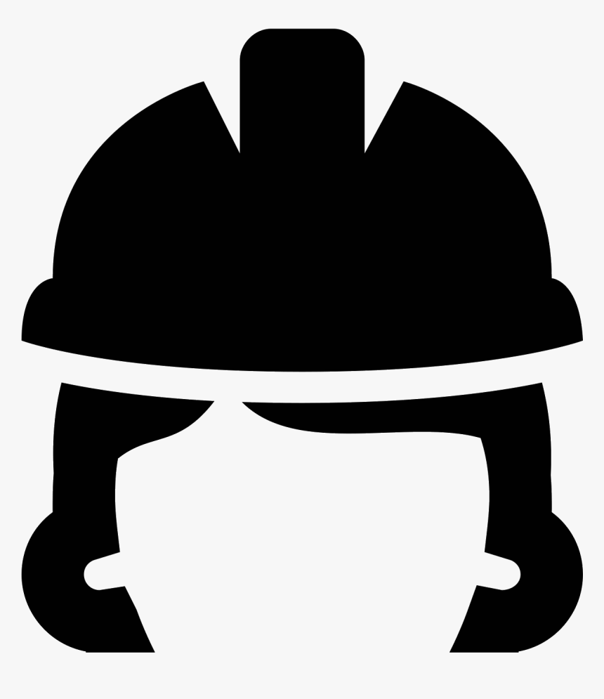 Fedora Hard Hats Computer Icons Laborer Clip Art - ไอคอน รูป ผู้หญิง สี ดำ, HD Png Download
