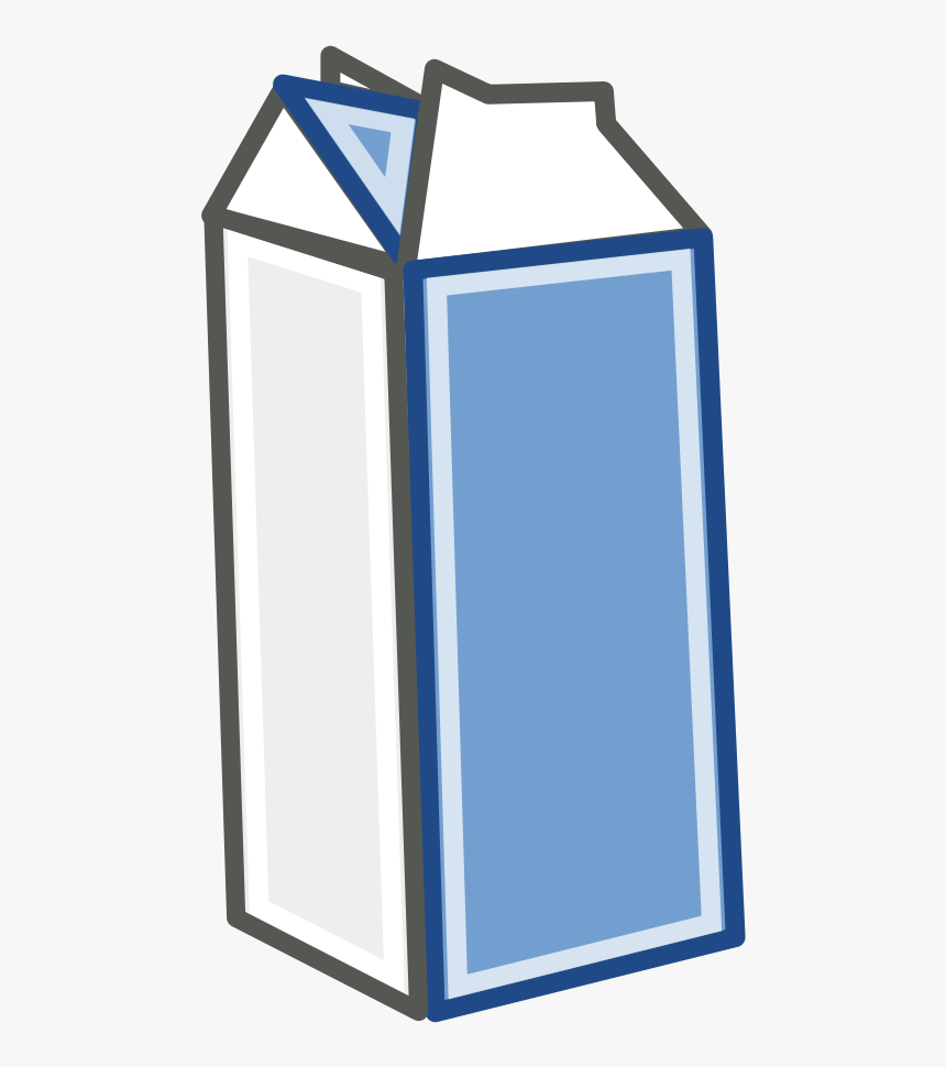 Milk Png - Milk Carton Without Background, Transparent Png