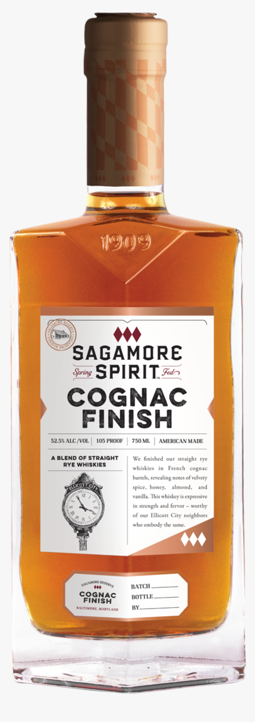 Sagamore Spirit Cognac Finish, HD Png Download