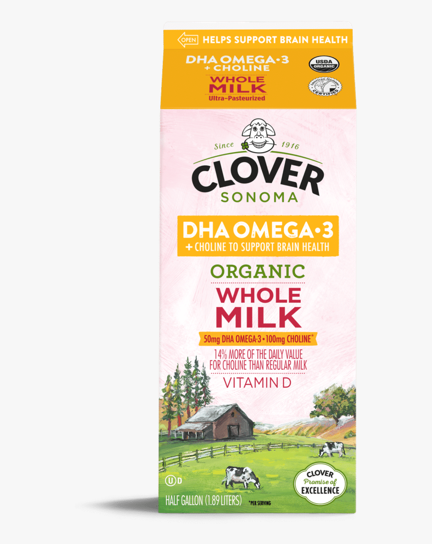 Clover Omega 3 Milk, HD Png Download