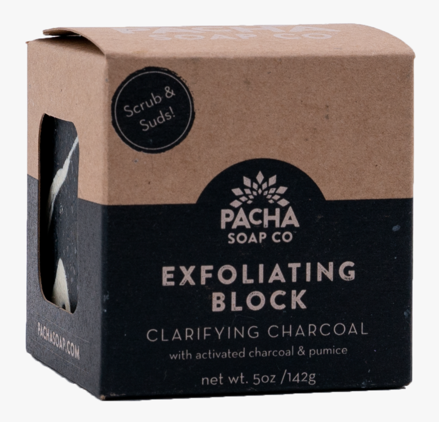 Clarifying Charcoal Scrub & Suds Exfoliating Bar 5 - Bar Soap, HD Png Download