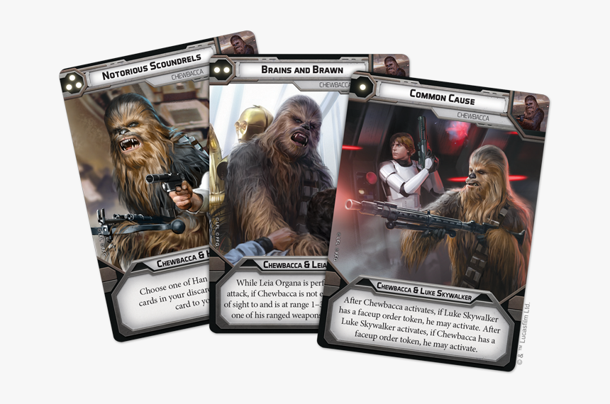 Star Wars Legion Chewbacca Card, HD Png Download