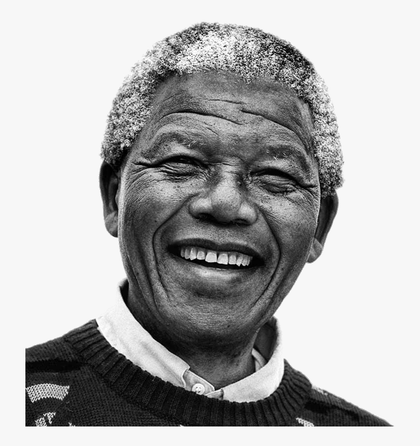 Nelson Mandela Black And White, HD Png Download