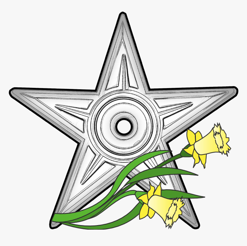 Narcissus Barnstar Hires - Drawing, HD Png Download