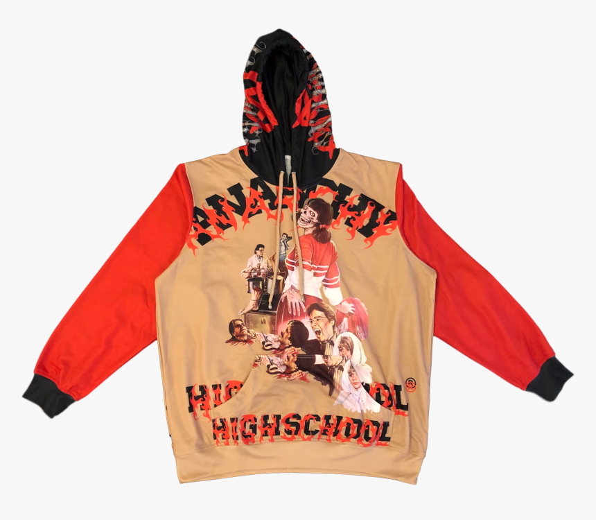 Image Of Anarchy High School Cut N Sew Hoodie - Return To Horror High 1987, HD Png Download