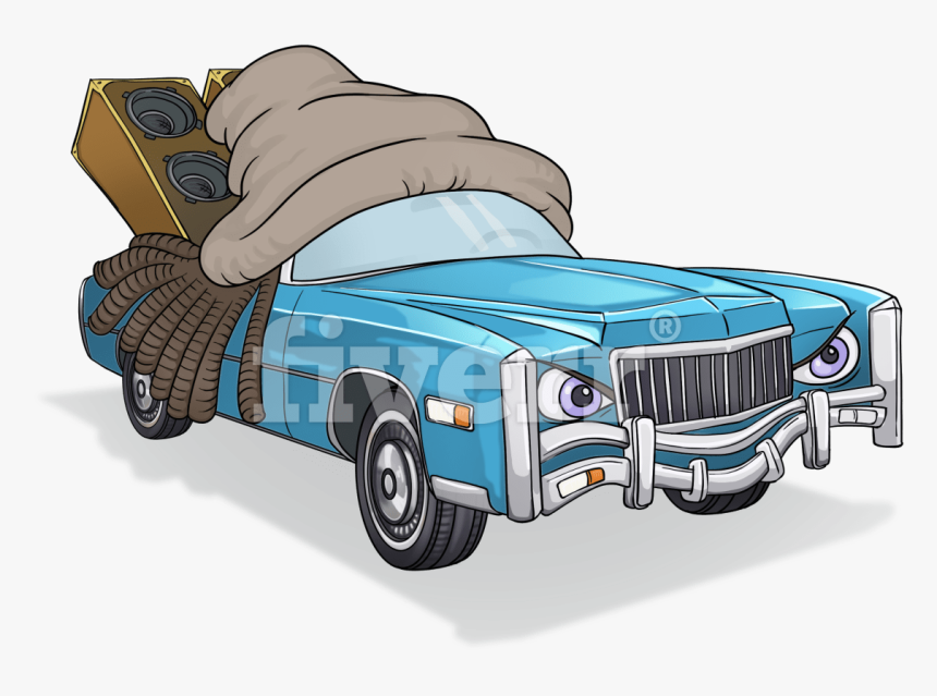 Cadillac Drawing Realistic - Cadillac Coupe De Ville, HD Png Download