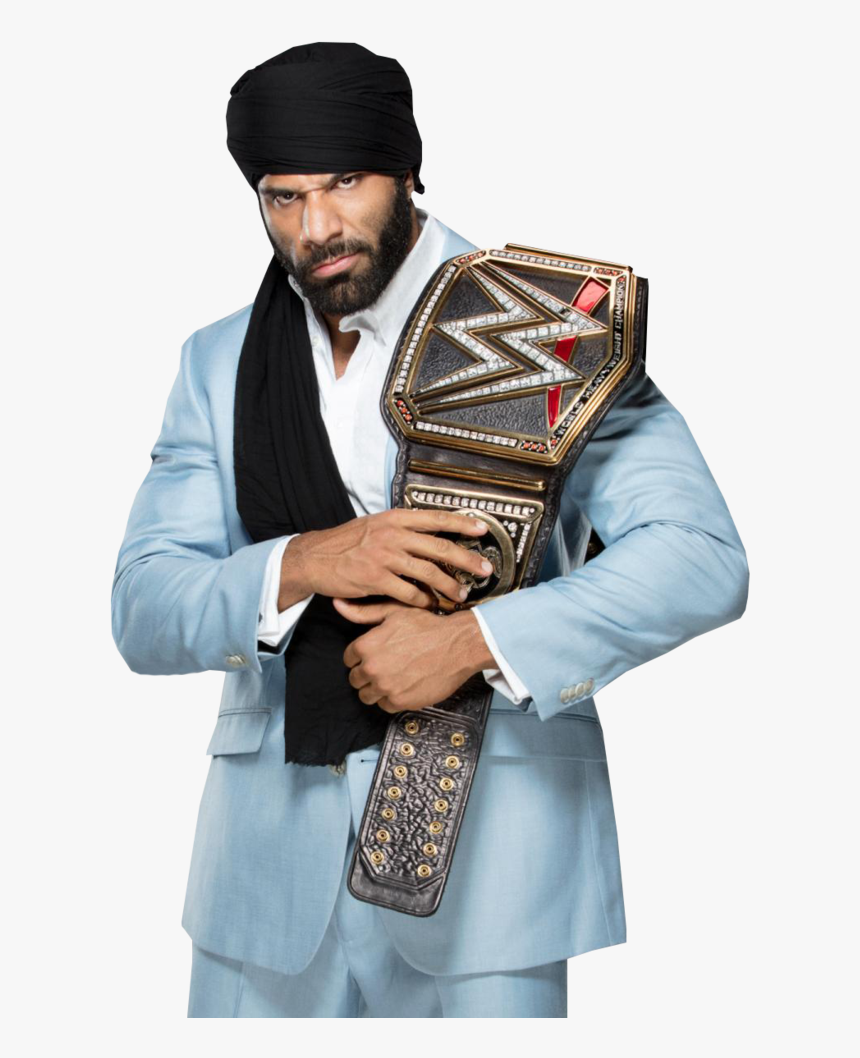 Accessory,formal Wear,sleeve - Wwe Championship Belt Jinder Mahal, HD Png Download