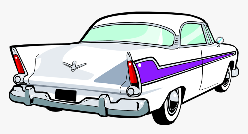 Clip Art Black And White Library Classic Car- - Transparent Classic Car Clip Art, HD Png Download