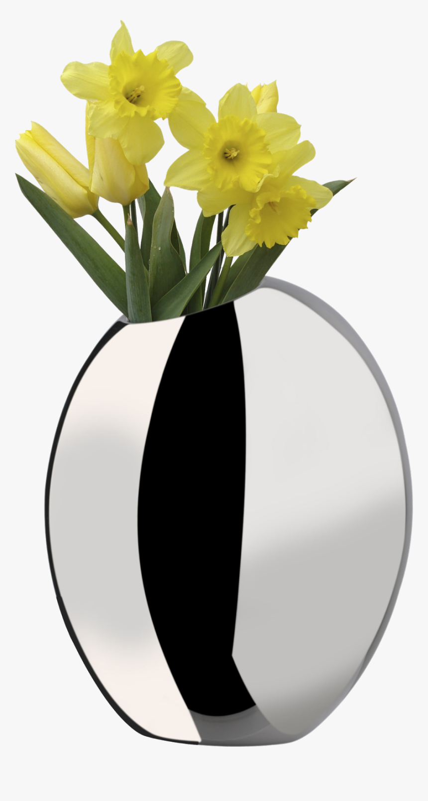Daffodils In Vase, HD Png Download