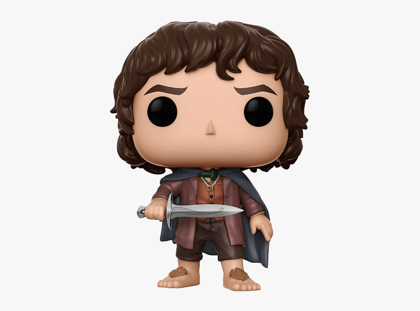 Lotr Frodo Baggins Pop Figure - Funko Pop Lord Of The Rings Frodo Baggins, HD Png Download