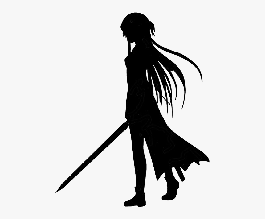 Sword Art Online - Sword Art Online Black And White, HD Png Download