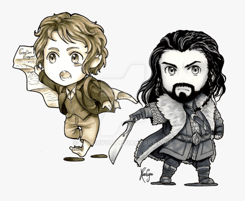 Transparent Hobbit Clipart - Hobbit Thorin Fan Art, HD Png Download