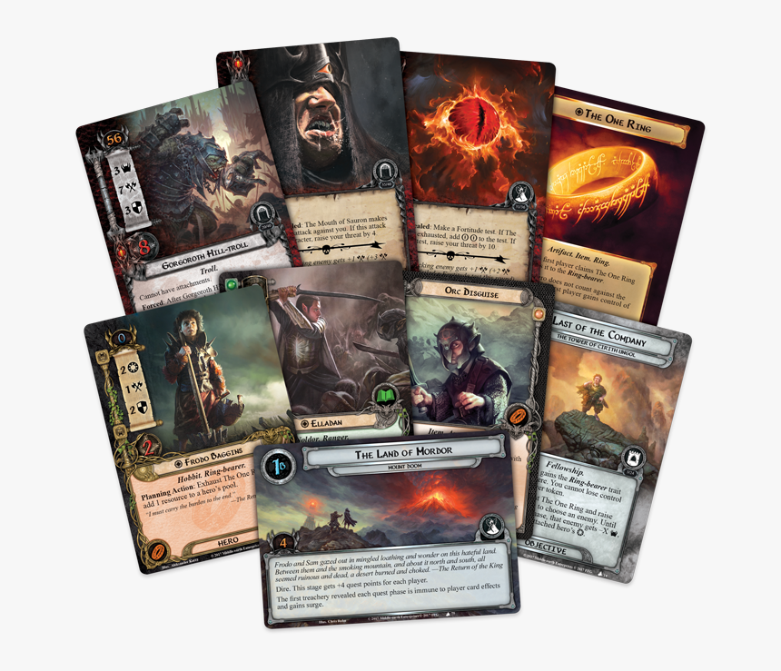 Mec62 Cardfan 1 - Lotr Lcg Mountain Fire, HD Png Download