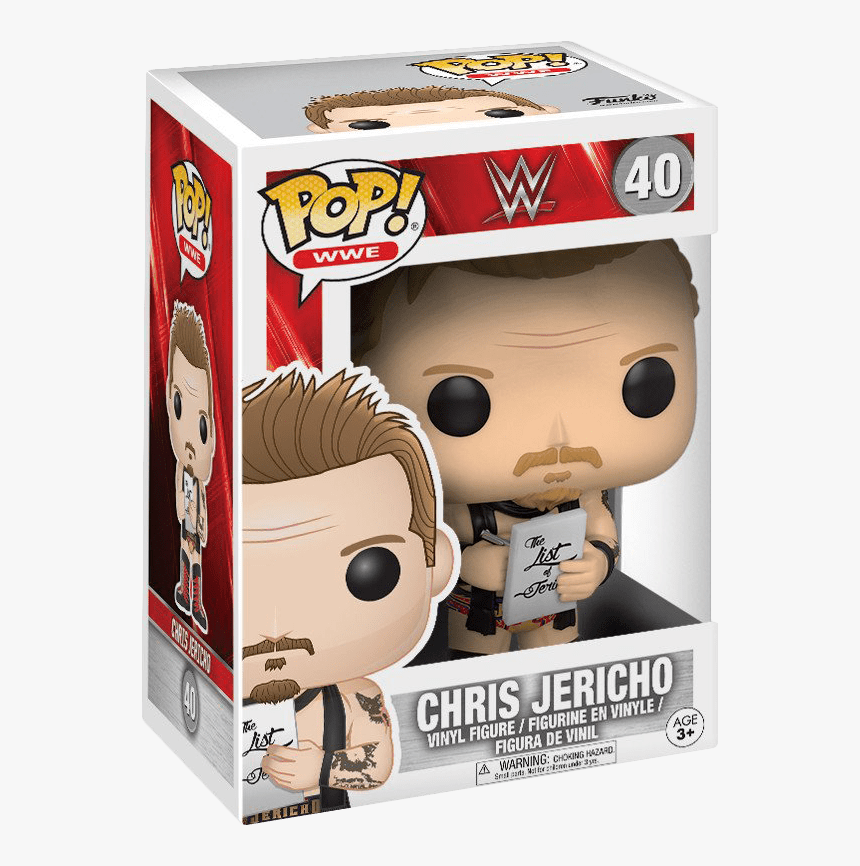 Funko Pop Wwe Chris Jericho - Chris Jericho Pop Vinyl, HD Png Download