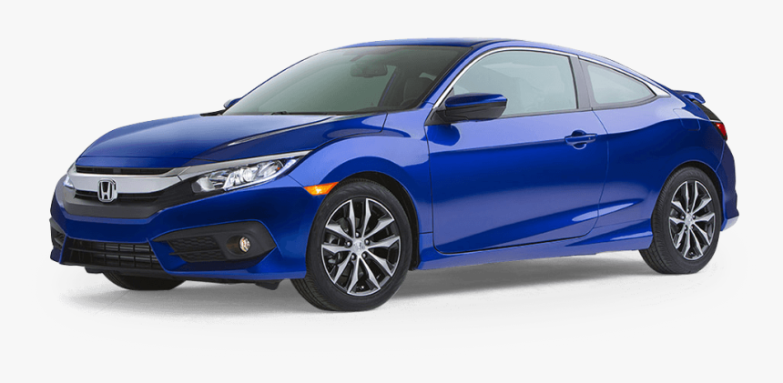 2016 Honda Civic Coupe - Blue 2016 Honda Civic, HD Png Download
