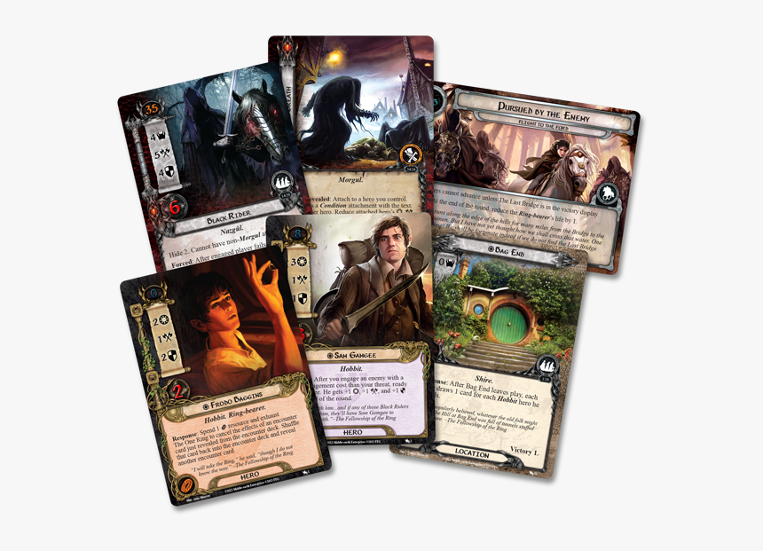 Jeu De Cartes La Terre Du Milieu, HD Png Download