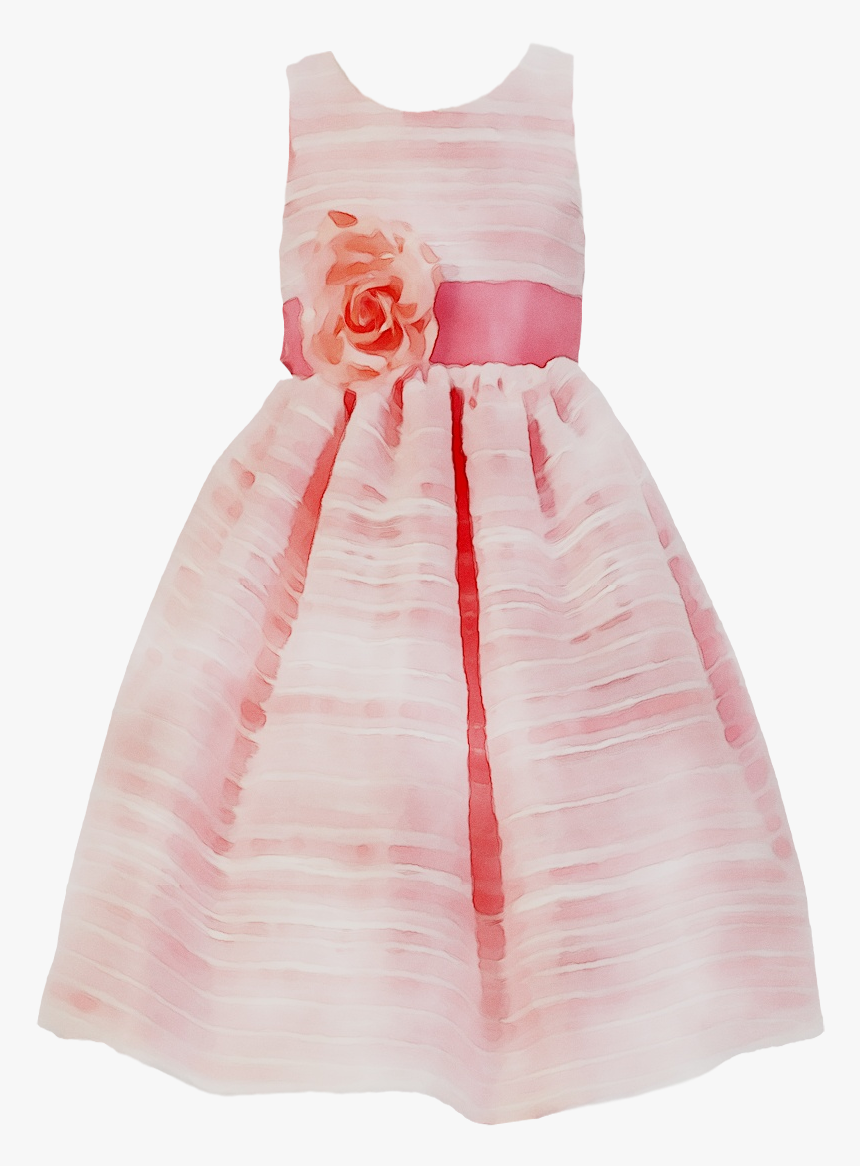 Flower Girl Cocktail Dress Party Dress - Cocktail Dress, HD Png Download