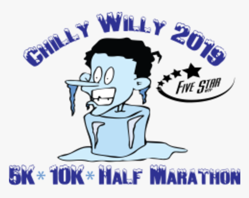 Chilly Willy 5k/10k/half Marathon - Five Star, HD Png Download