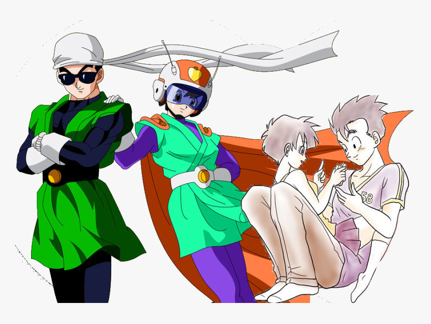 Dragon Ball Videl And Gohan, HD Png Download