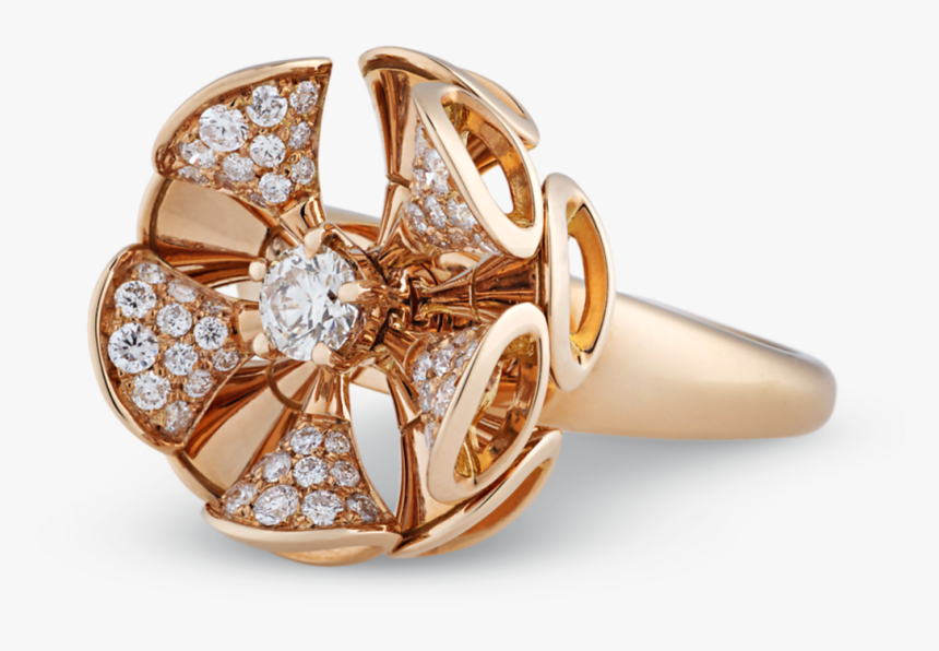 Diva Diamond Ring By Bulgari, - Engagement Ring, HD Png Download