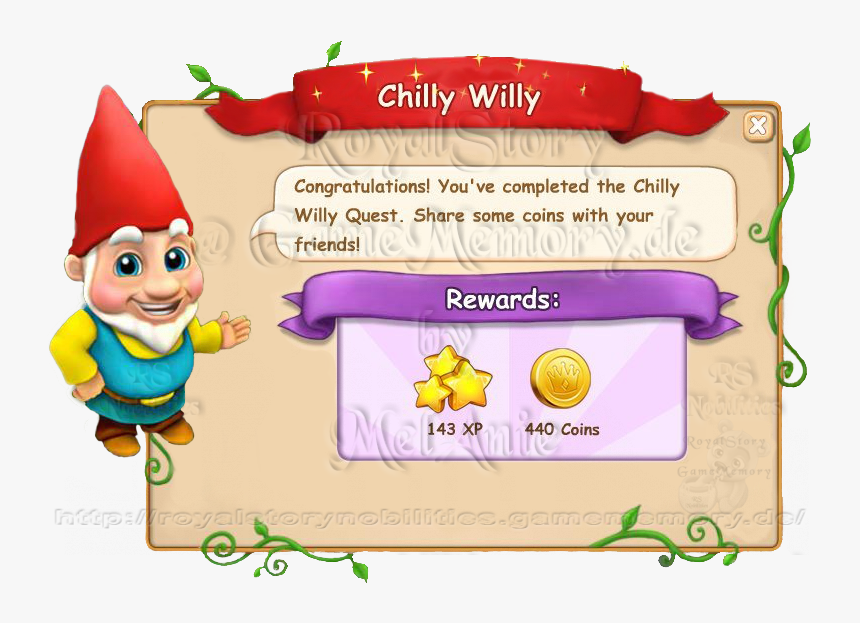 31 Chilly Willy - Remove Solomons Curse In Royal Story, HD Png Download