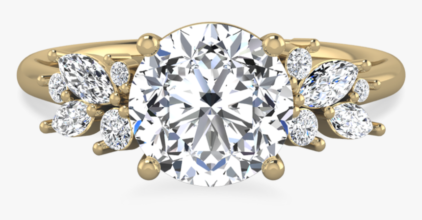 Blythe Brilliant Cut Ethical Engagement Ring - Engagement Ring, HD Png Download