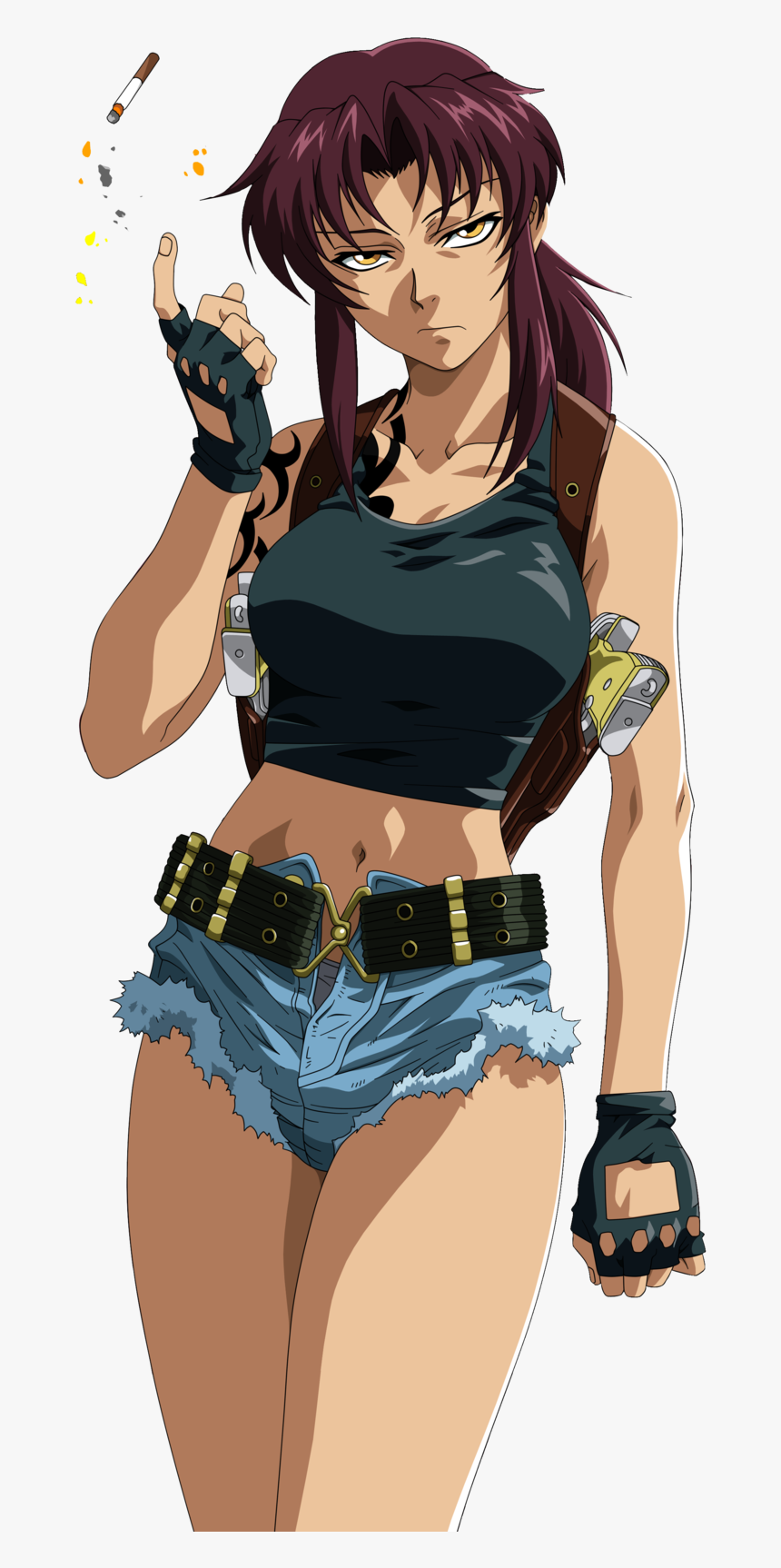 Black Lagoon Revy Png, Transparent Png