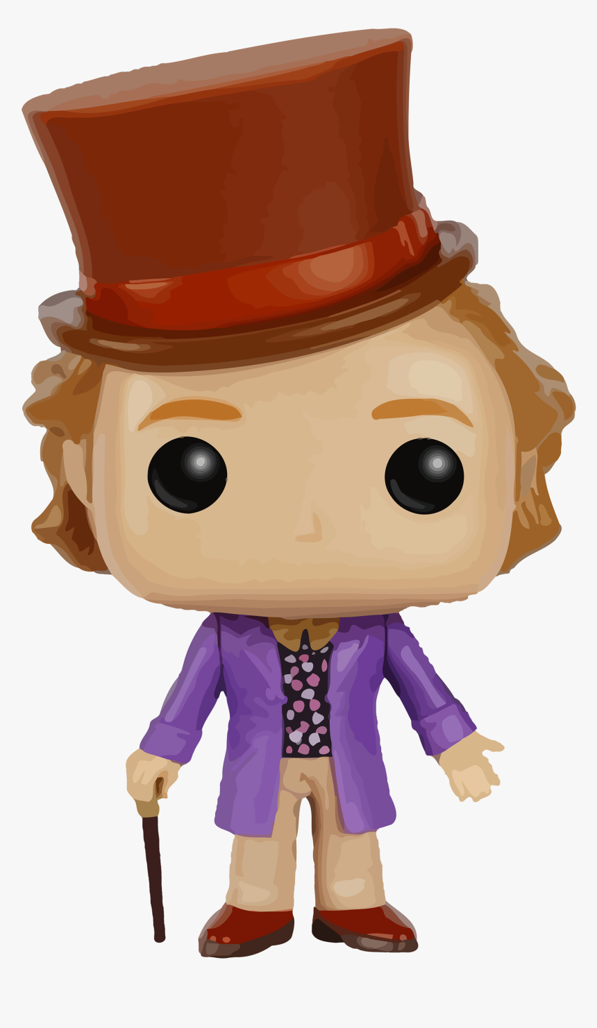 Willy Wonka Charlie And The Chocolate Factory Violet - Funko Pop Willy Wonka, HD Png Download
