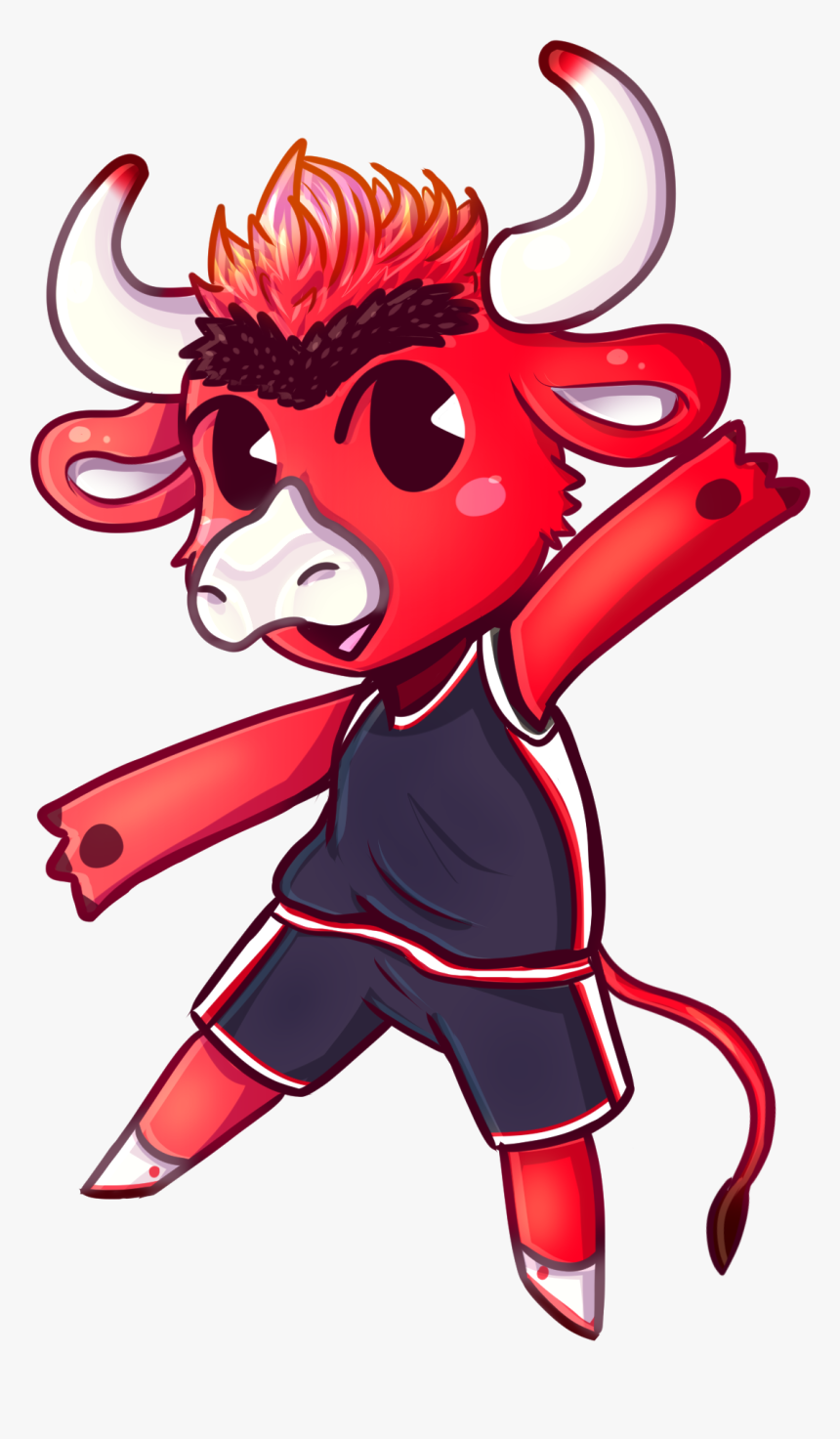 [fan Art Friday] My Girlfriend Drew Benny The Bull - Benny The Bull Fanart, HD Png Download