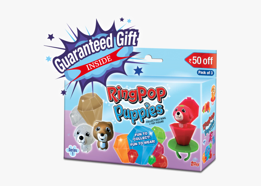 Fun To Collect - Ring Pop Puppies, HD Png Download