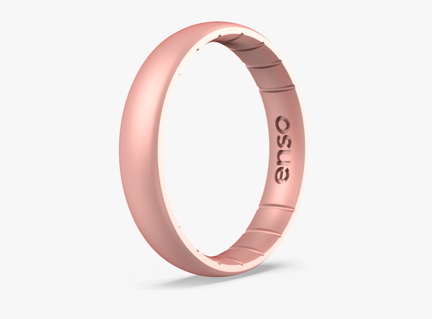 Womens Rose Gold Silicone Rings, HD Png Download