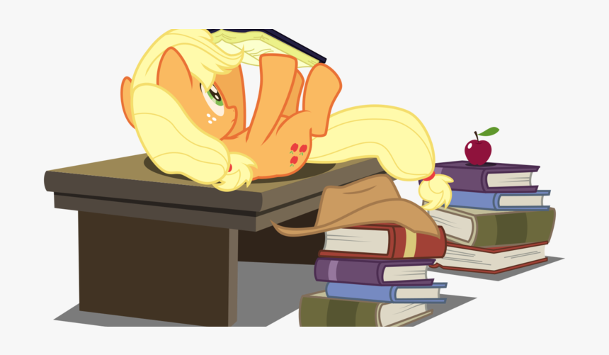 Applejack Reading, HD Png Download