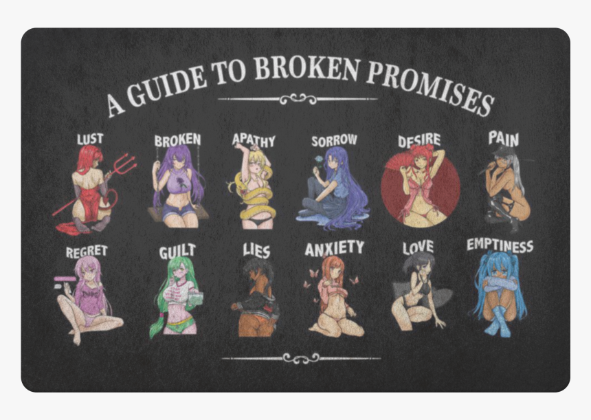 Broken Promises Anime Shirt, HD Png Download