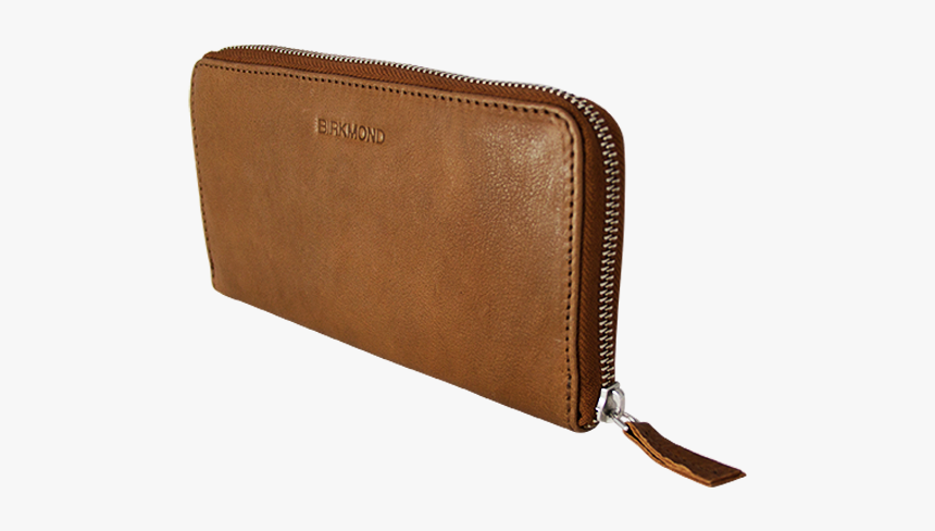 Flot Stor Pung I Brunt Laeder Med Lynlaas Og Flere - Wallet, HD Png Download