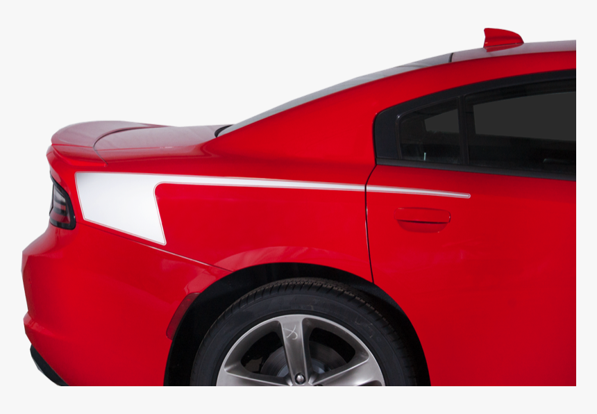 2015-2018 Dodge Charger Stripes Decals Aggressive Hockey - Sports Sedan, HD Png Download