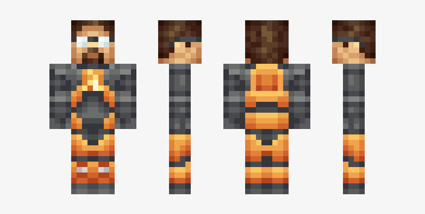 Gordon Freeman Skin Minecraft Hd Png Download Transparent Png Image Pngitem