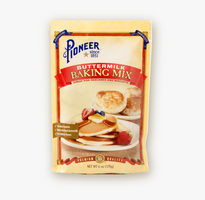 Buttermilk Baking Mix Biscuit Pancakes Nutrition Sheet - Pioneer Pancake Waffle Mix, HD Png Download