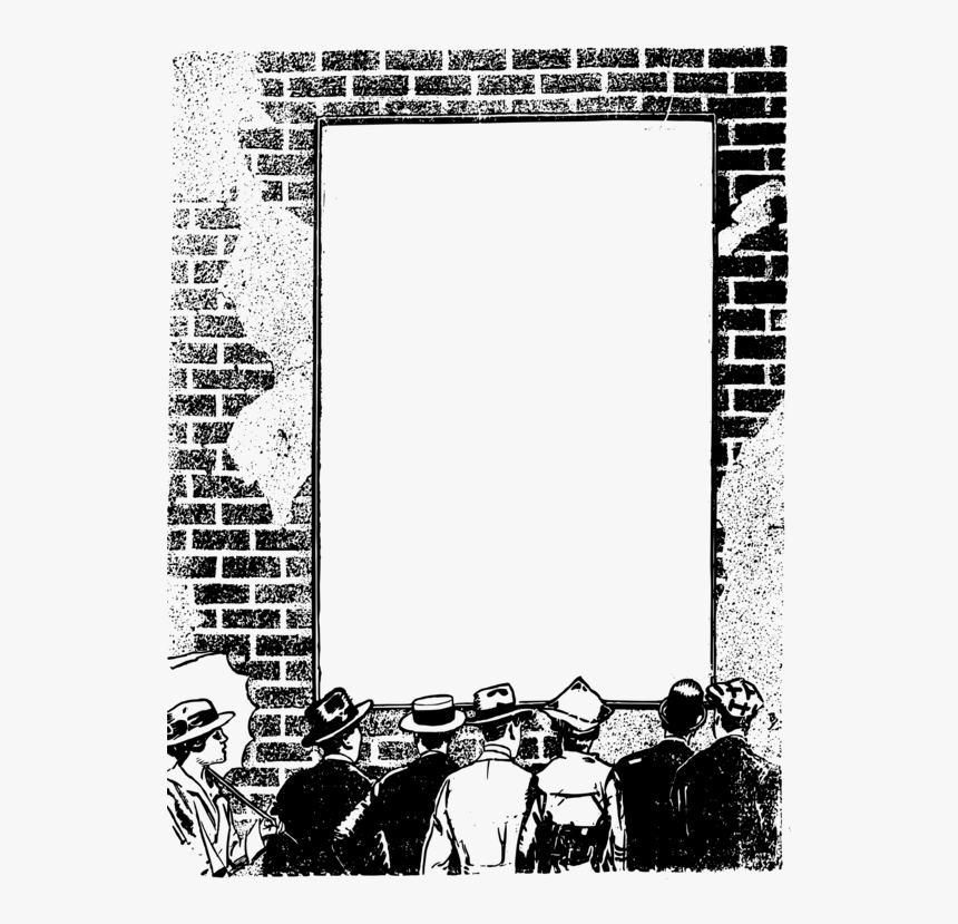 Picture Frame,monochrome,picture Frames - Illustration, HD Png Download