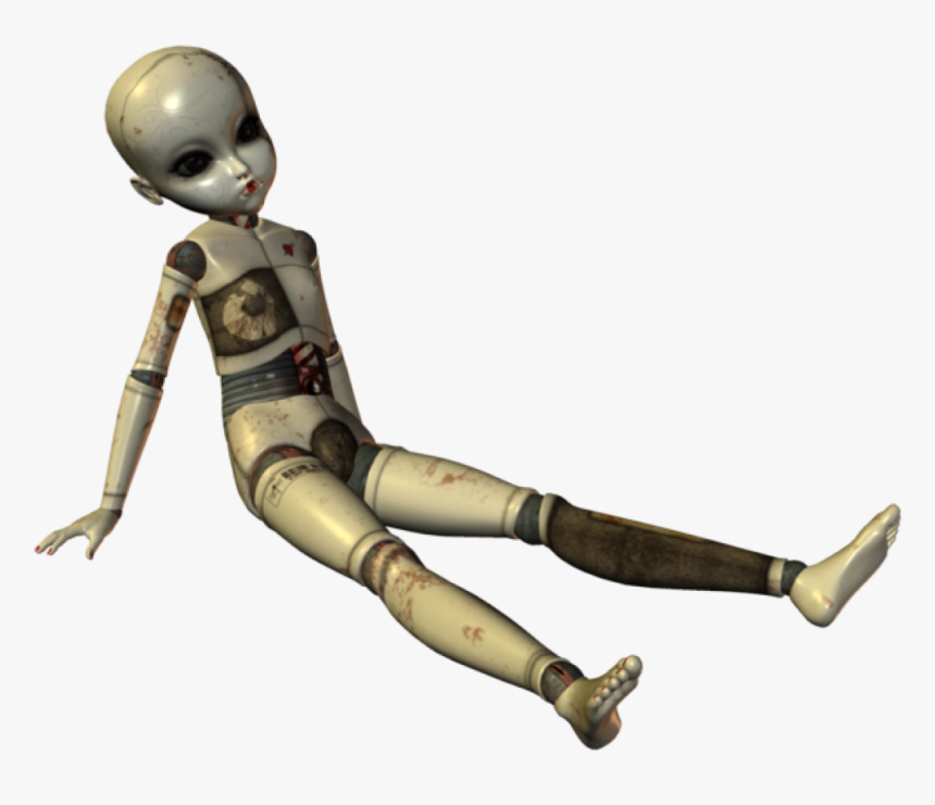 #doll #creepy #freetoedit - Ball Jointed Doll Png, Transparent Png