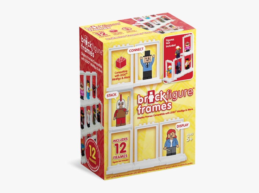 Brick Figure Frame 12-pack - Lego Minifigure Pack, HD Png Download
