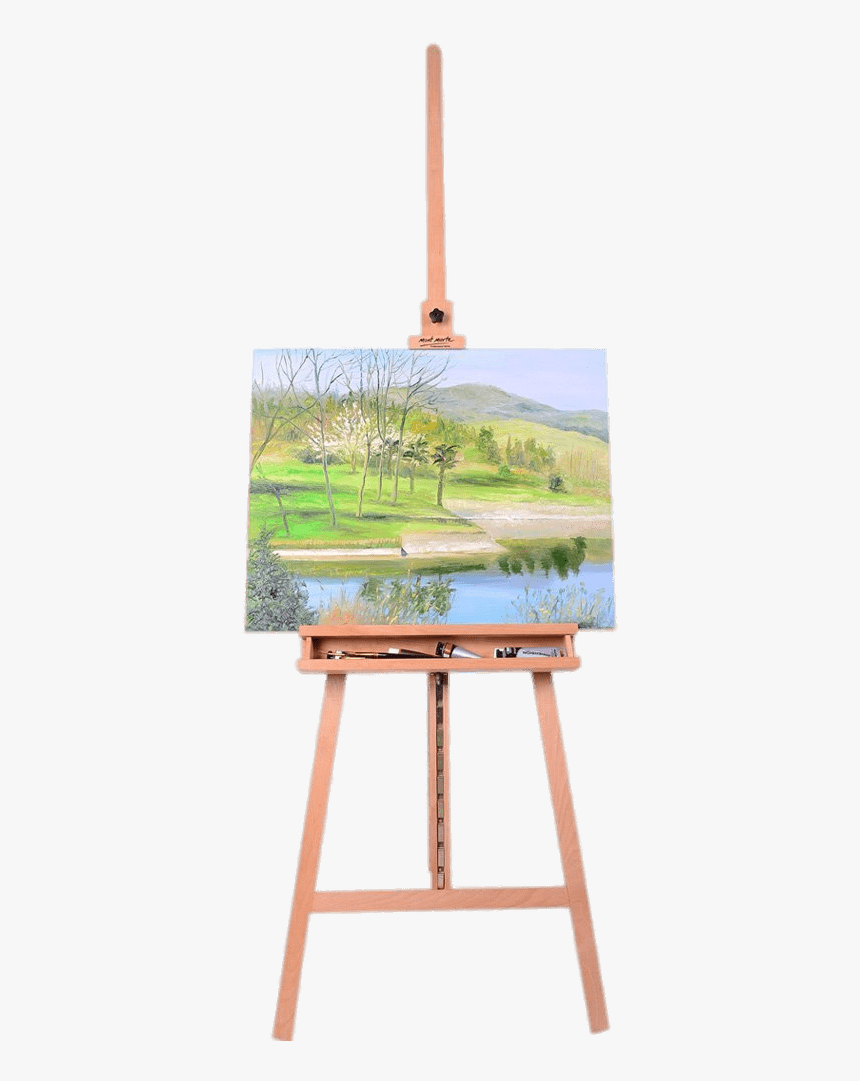 Painting On Easel - Easel With Painting Png, Transparent Png