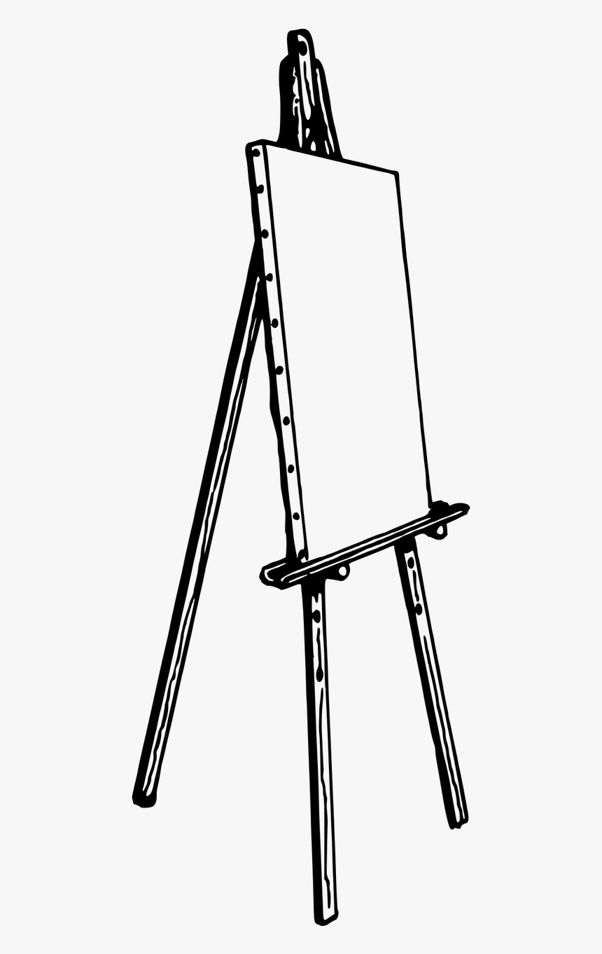 Easel Clipart Black And White
