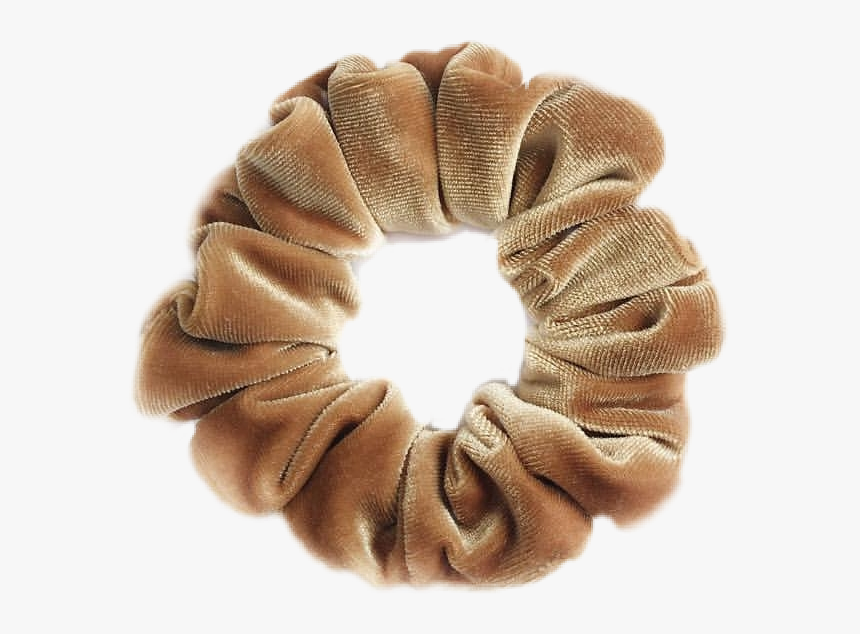 #scrunchie #gold #hair #clothing #png #clothes #niche - Transparent Scrunchie Png, Png Download