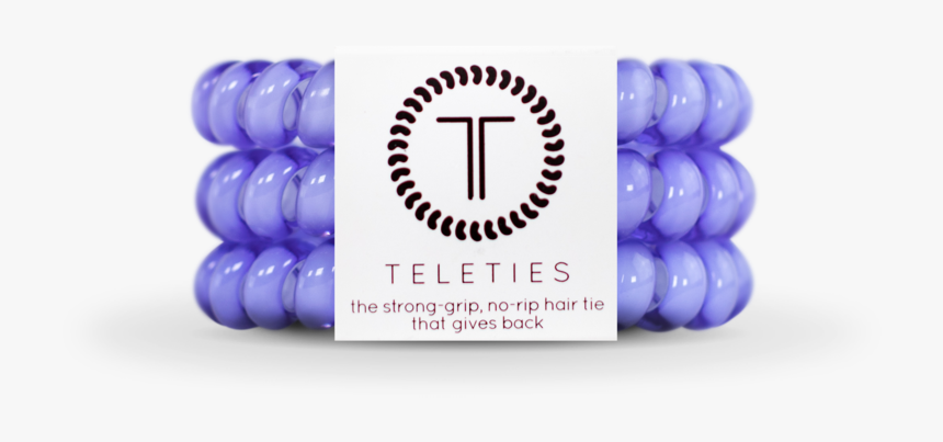 Periwinkle Large Hair Tie 3 Pack 
 Class Lazyload Lazyload - Teleties Peony, HD Png Download