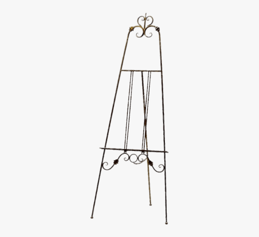 Metal Easel - Easel Steel White Png, Transparent Png