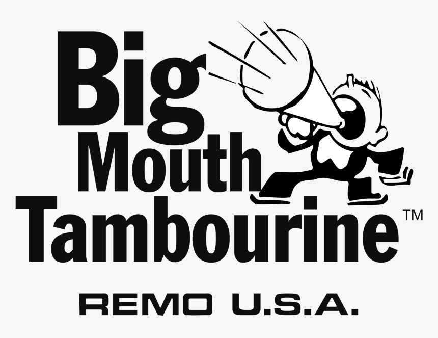 Big Mouth Tambourine Logo Png Transparent - Graphic Design, Png Download