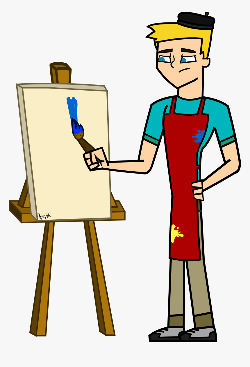 Image Michael Painting Pose - Total Drama Gone Wild Art, HD Png Download
