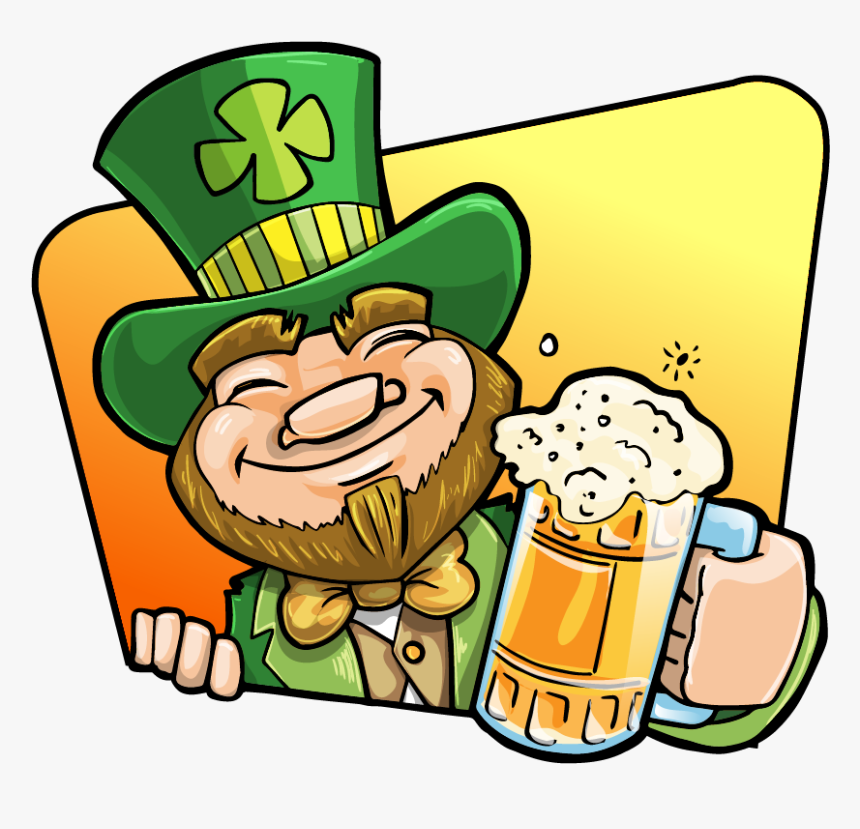 Transparent Leprechaun Png - Leprechaun With Beer Png, Png Download